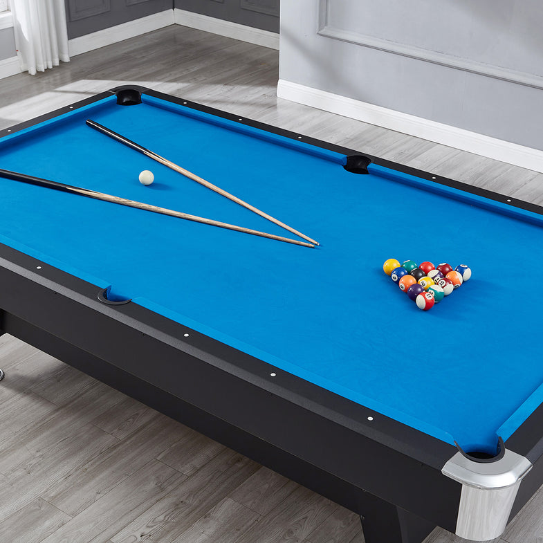 BreakShot 7ft Pool Table with 3-IN-1 Table Top