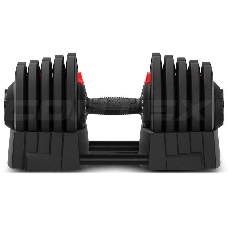 Revolock V2 40kg Adjustable Dumbbell & Barbell All-in-One Set (40kg Single)