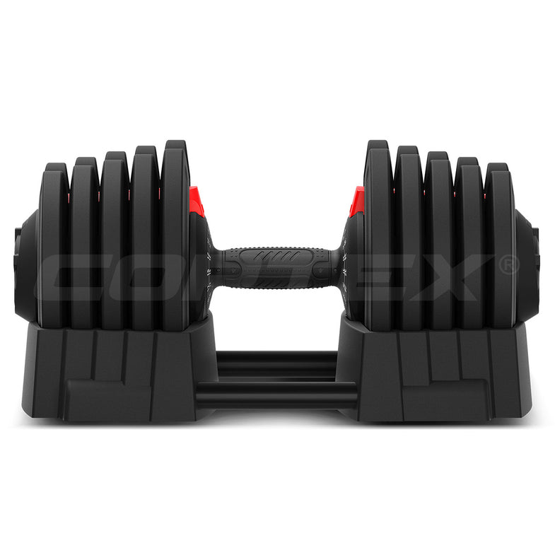 Revolock V2 80kg Adjustable Dumbbell & Barbell All-in-One Set (40kg Pair)