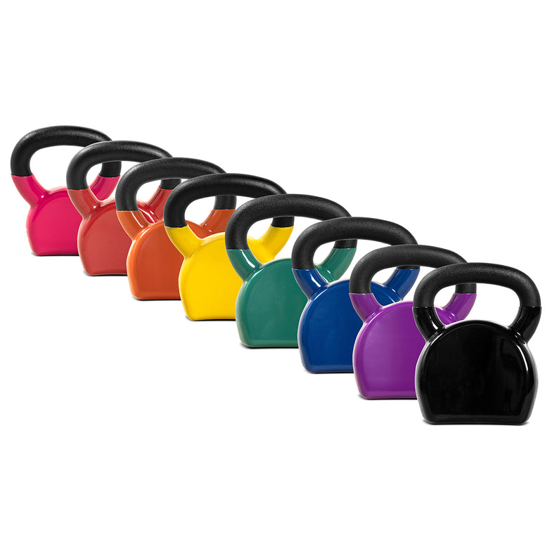 Cortex BodyCurve Vinyl Coated Kettlebell Set 4kg-24kg