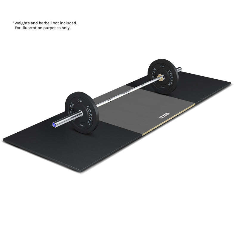 50mm Weightlifting Platform V2 with Dual Density Mats - Ebony (3m x 1m)