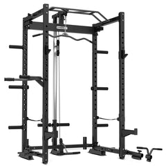 PR-4 Foldable Squat & Power Rack + BN-9 Bench + 90kg Standard Tri-Grip Weight