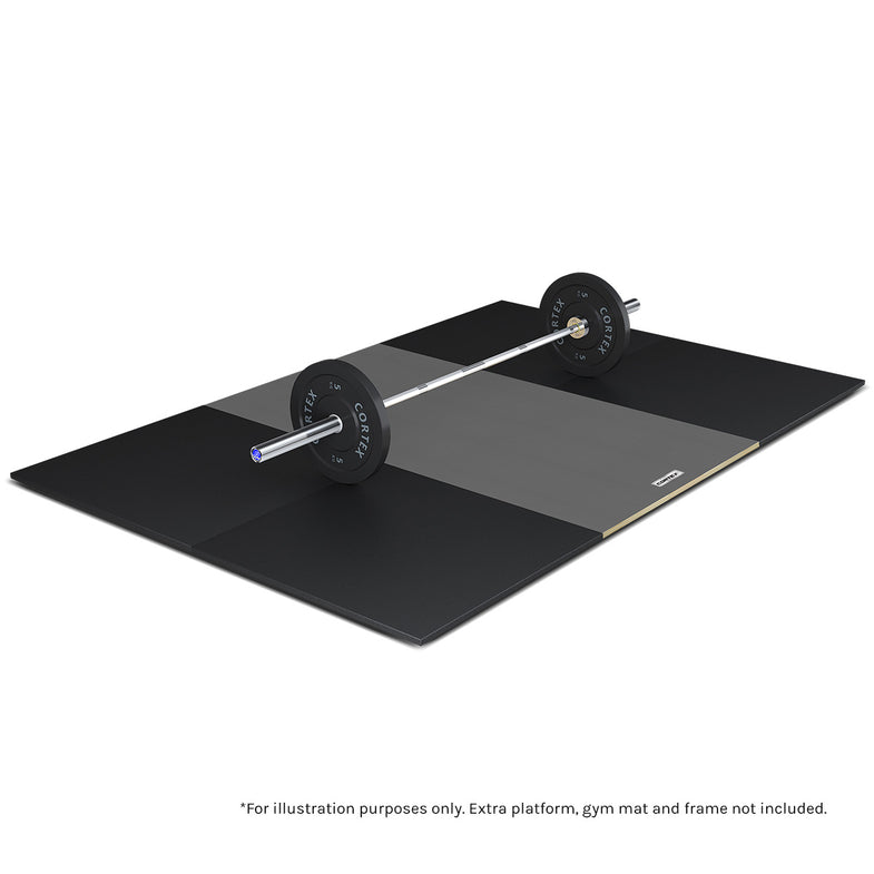 50mm Weightlifting Platform V2 - Ebony (1m x 1m)