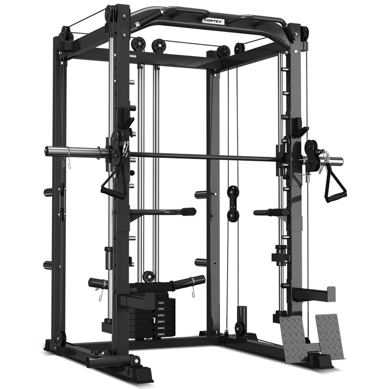 SM-20 6-in-1 Power Rack with Smith & Cable Machine