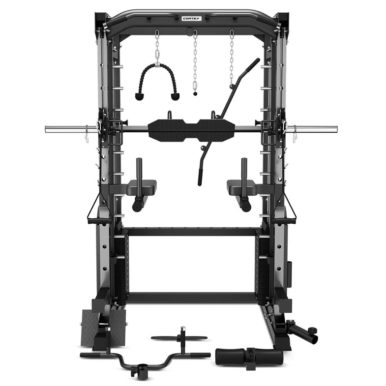 SM-25 6-in-1 Power Rack with Smith & Cable Machine