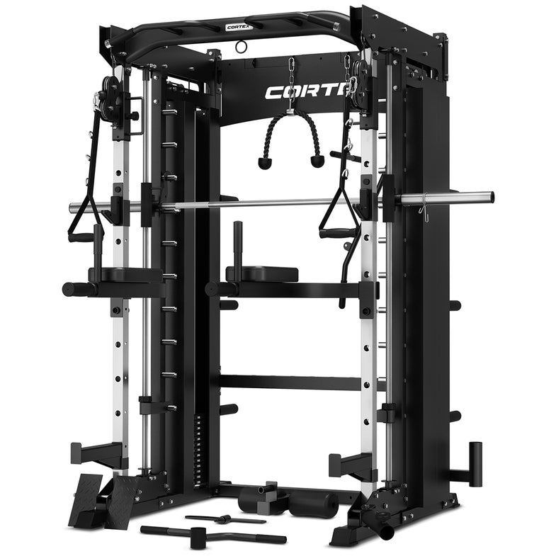 SM-26 6-in-1 Power Rack with Smith & Cable Machine