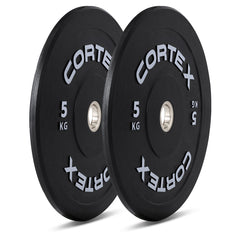 CORTEX 100kg Black Series V3 Bumper Plate Set
