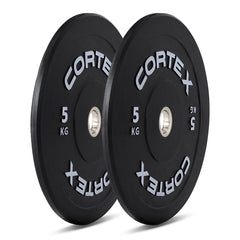 75kg Black Series V3 Bumper Plate Set with ATHENA100 Barbell