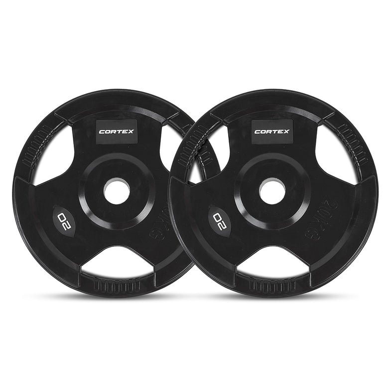 145kg Tri-Grip V2 50mm Olympic Plate Set