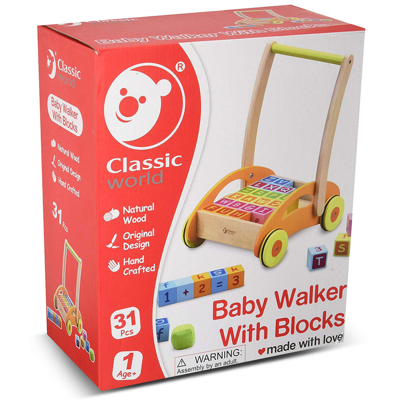 Baby Walker with Blocks
