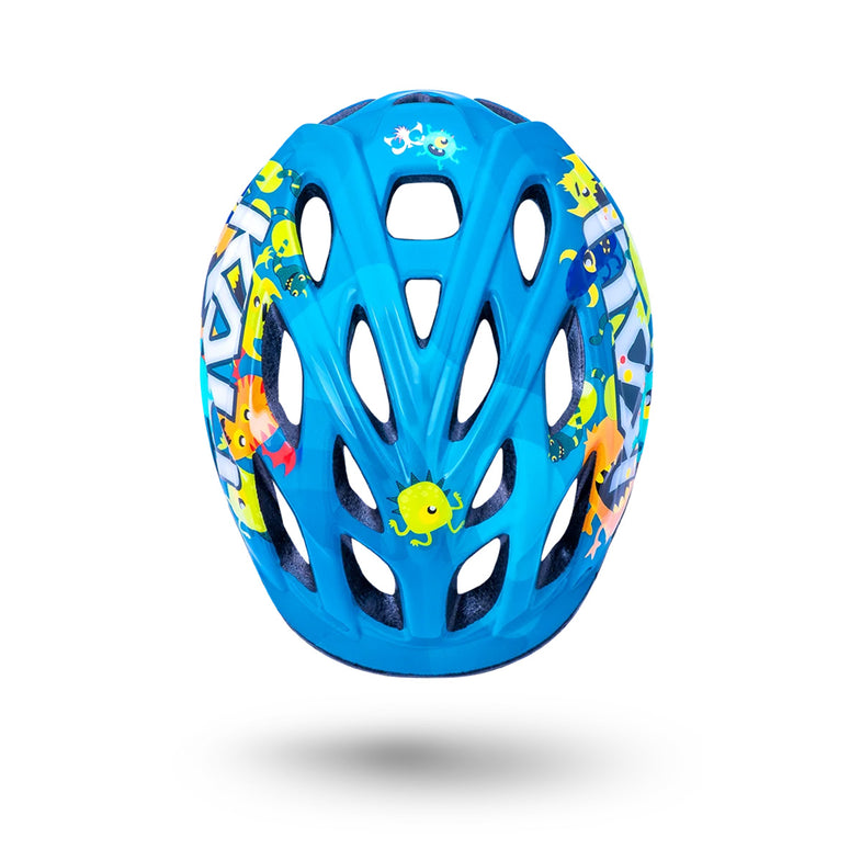 Chakra Child Kids Helmet - Monsters Blue