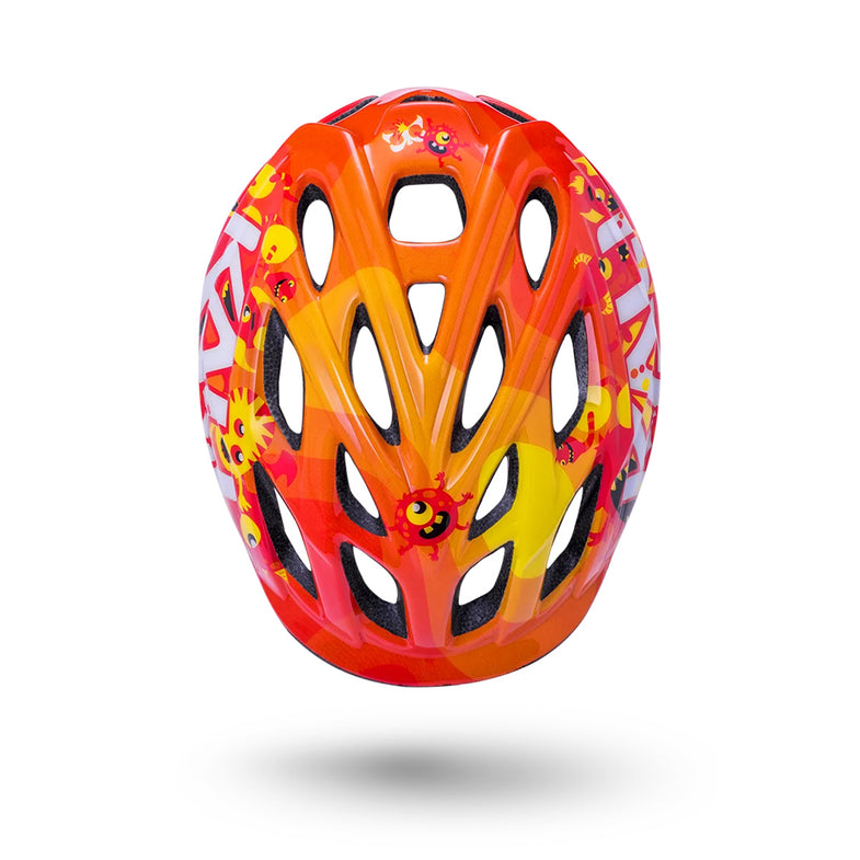 Chakra Child Kids Helmet - Monsters Orange