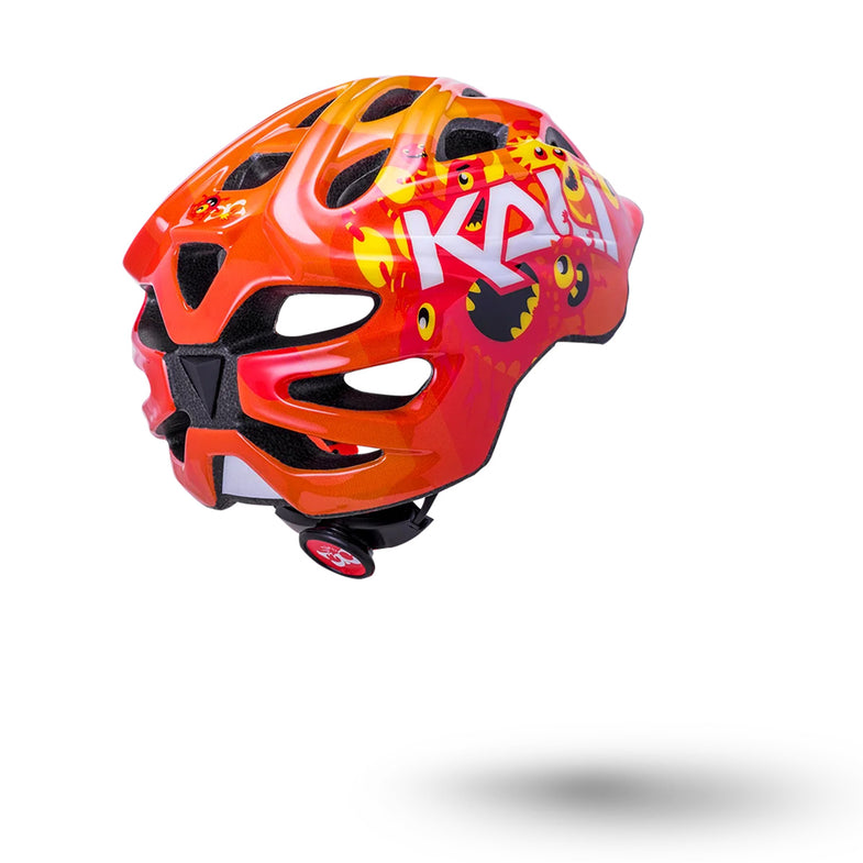 Chakra Child Kids Helmet - Monsters Orange