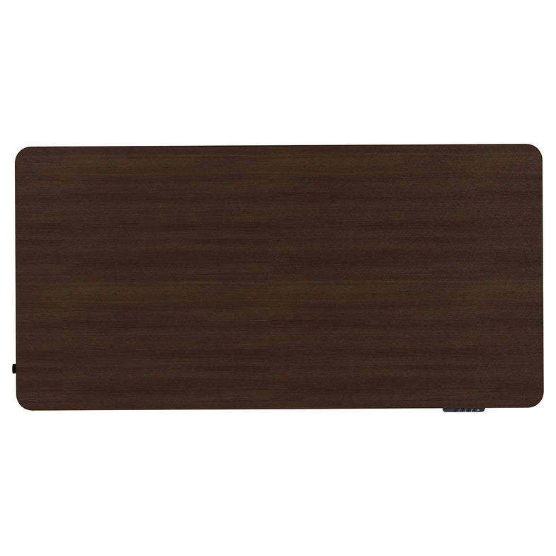 ErgoDesk Electric Standing Desk 160cm (Walnut/Black)