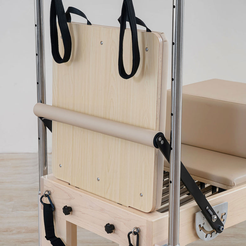 Contour Cadillac Pilates Reformer with Full Trapeze Table (Beige)