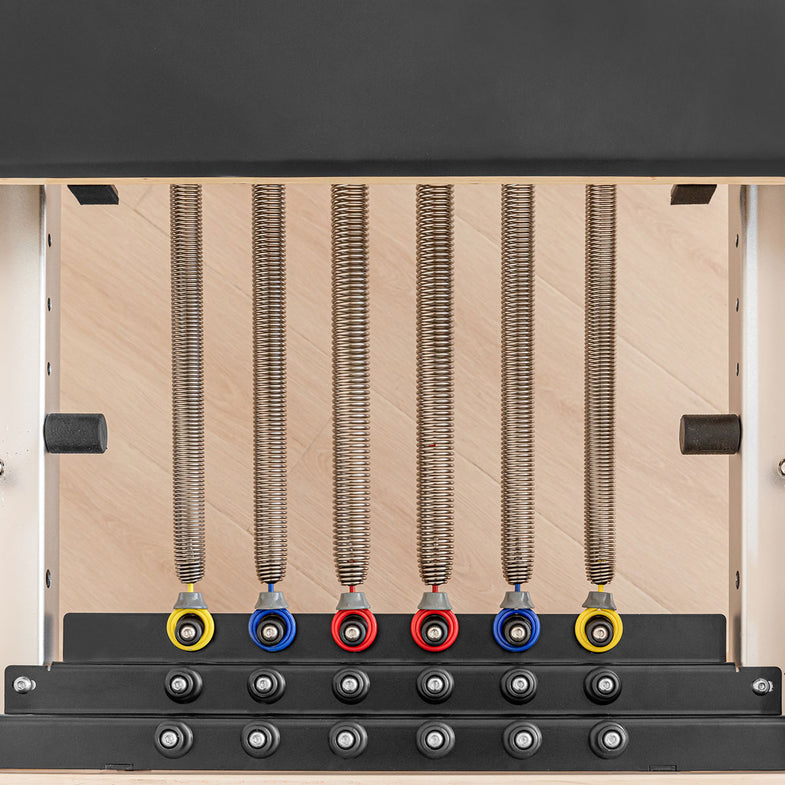 Contour Cadillac Pilates Reformer with Full Trapeze Table (Black)