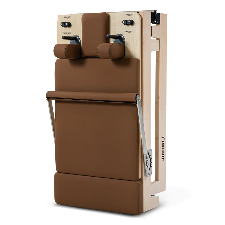 Contour Folding Wooden Pilates Reformer Machine - Espresso