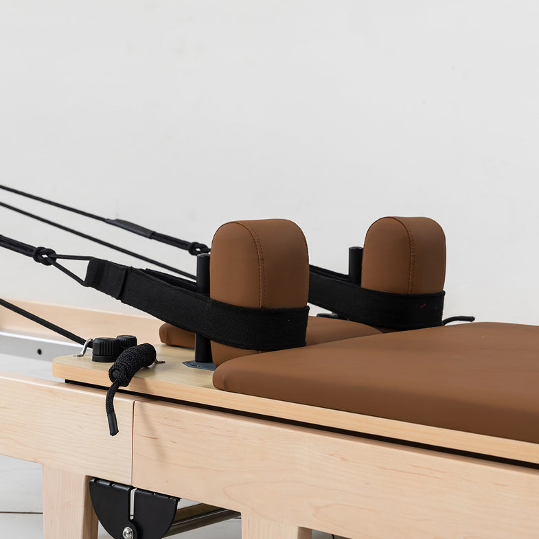 Contour Folding Wooden Pilates Reformer Machine - Espresso