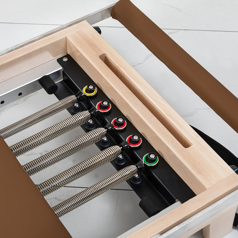 Contour Folding Wooden Pilates Reformer Machine - Espresso