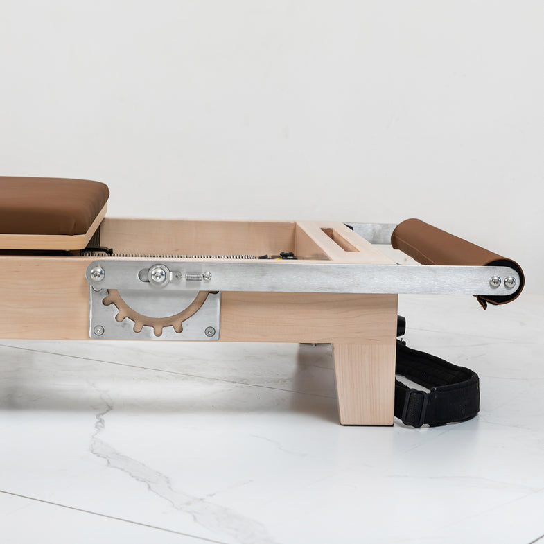 Contour Folding Wooden Pilates Reformer Machine - Espresso