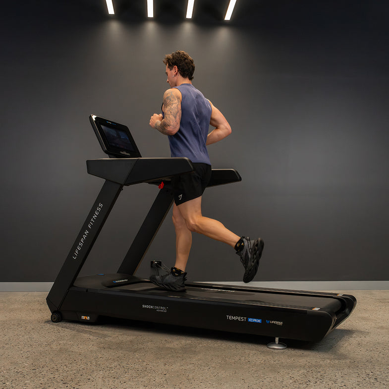 Tempest CRX Commercial Smart Treadmill with 15.6