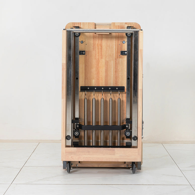 LSG GPR500 Foldable Pilates Reformer Machine (Beige)