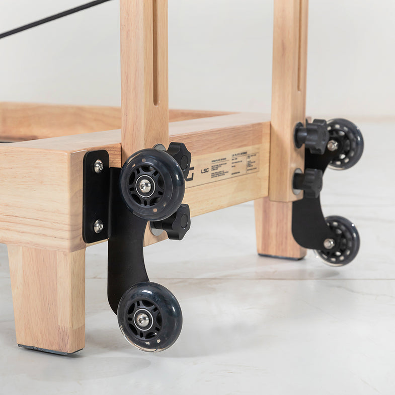 LSG GPR500 Foldable Pilates Reformer Machine (Beige)