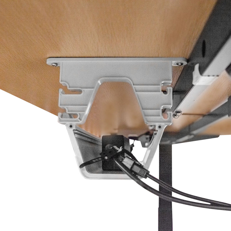 Pacer M5 Treadmill + ErgoDesk Automatic Oak Standing Desk 150cm + Cable Management Tray