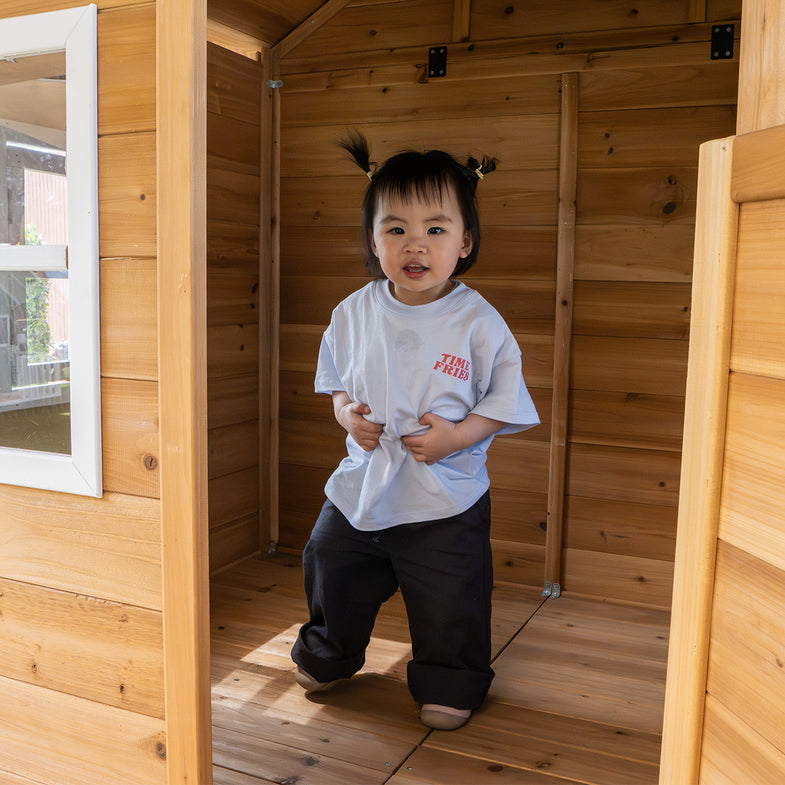 Archie Cubby House (Elevated) with 1.8m Slide (Green)