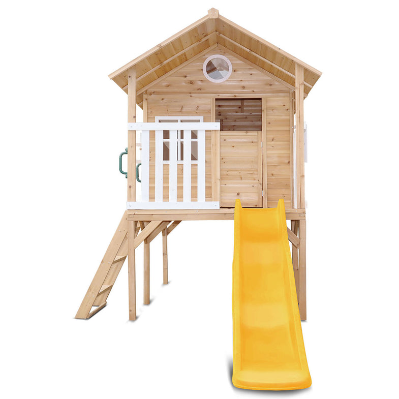 Archie Cubby House (Elevated) with 1.8m Slide (Yellow)