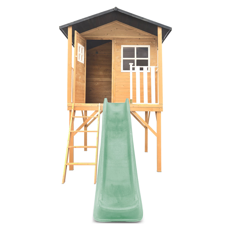 Burleigh Cubby House with 2.2m Slide (Pastel Green)