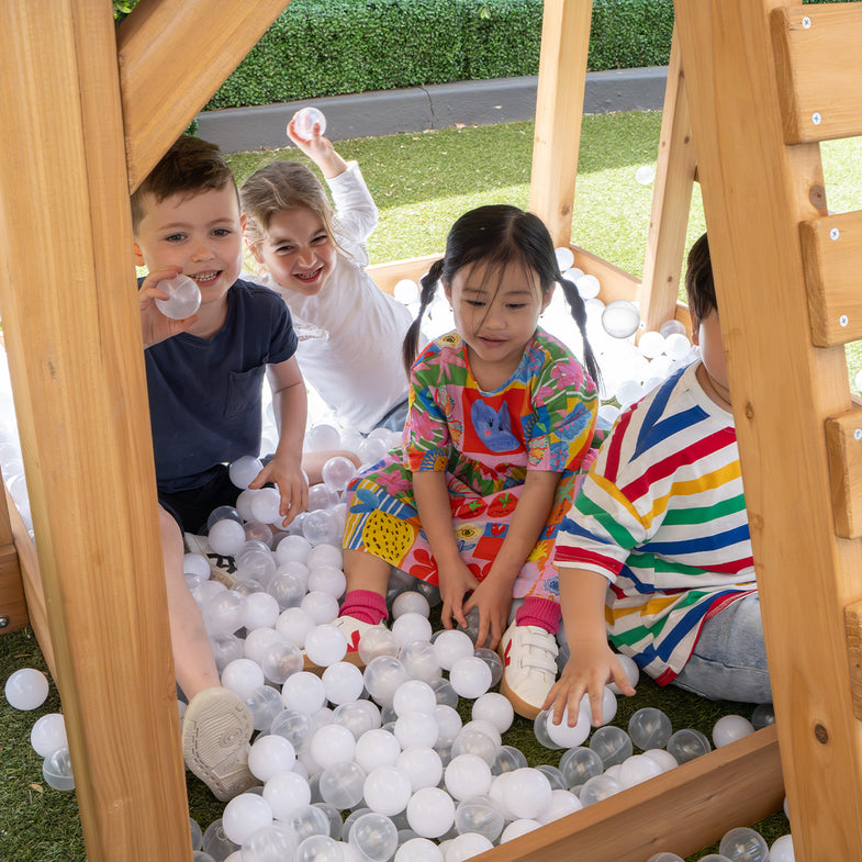 Kingston Cubby House with 2.2m Slide (Yellow)