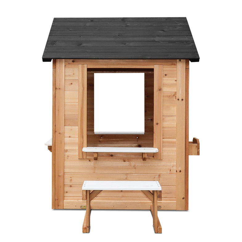 Teddy Cubby House in Natural Timber (V3)