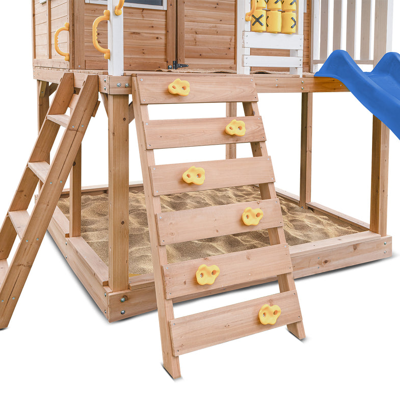 Warrigal Cubby House with 2.2m Slide (Blue)