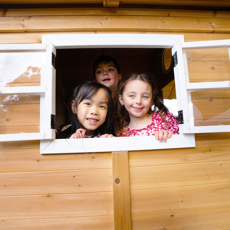 Warrigal Cubby House with 2.2m Slide (Blue)