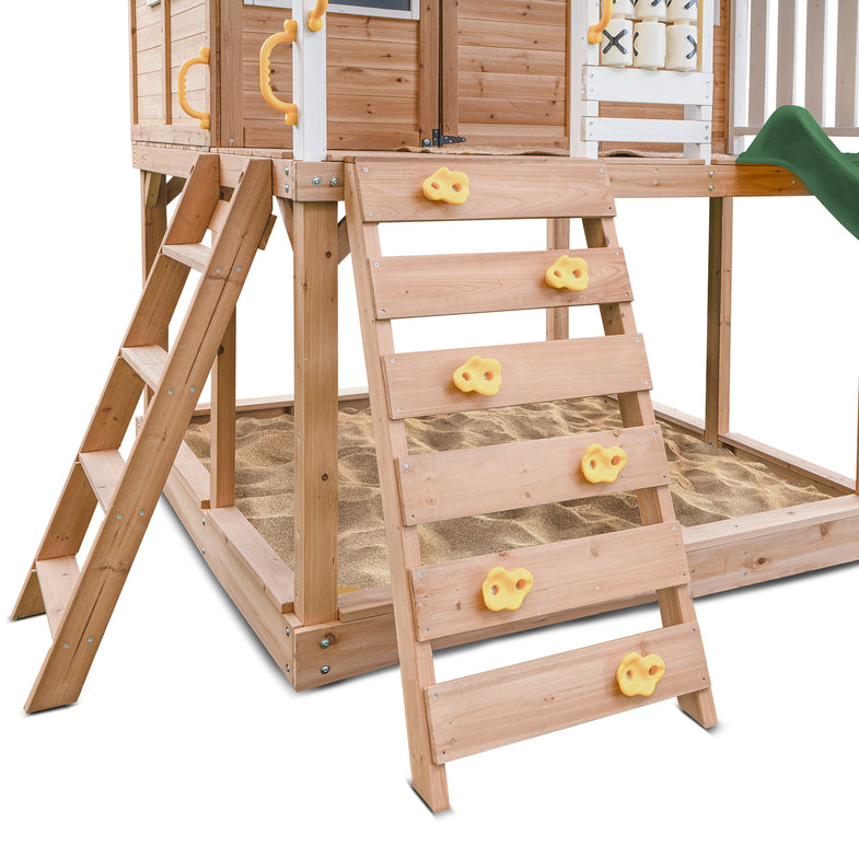 Warrigal Cubby House with 2.2m Slide (Green)