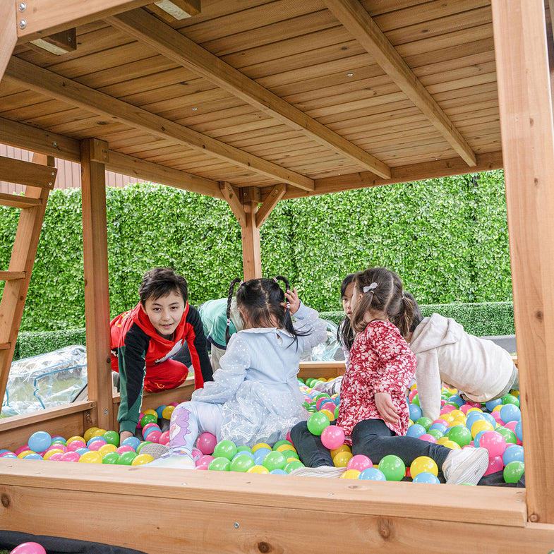 Warrigal Cubby House with 2.2m Slide (Green)