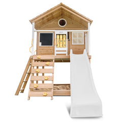 Warrigal Cubby House with 2.2m Slide (White)
