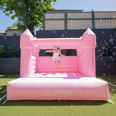 Palace Jumping Castle - Pastel Pink