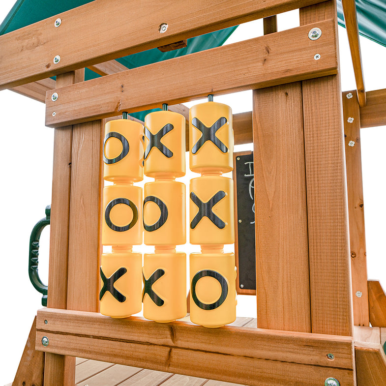 Birmingham Swing Set & Play Centre with 2.2m Slide (Green)