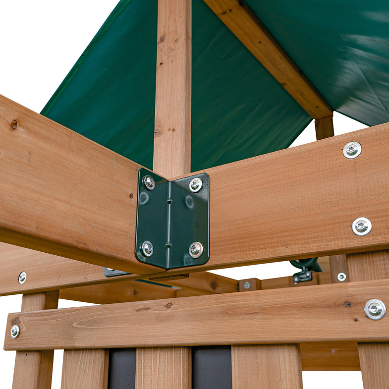 Birmingham Swing Set & Play Centre with 2.2m Slide (Pastel Blue)