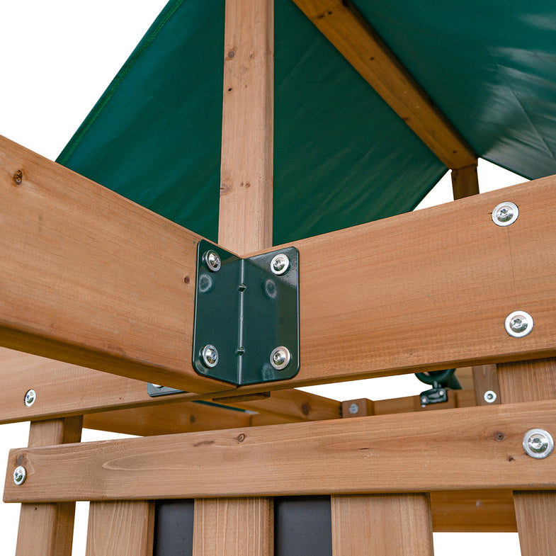 Birmingham Swing Set & Play Centre with 2.2m Slide (Pastel Green)