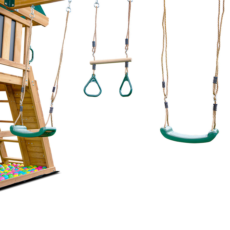 Birmingham Swing Set & Play Centre with 2.2m Slide (Pastel Pink)