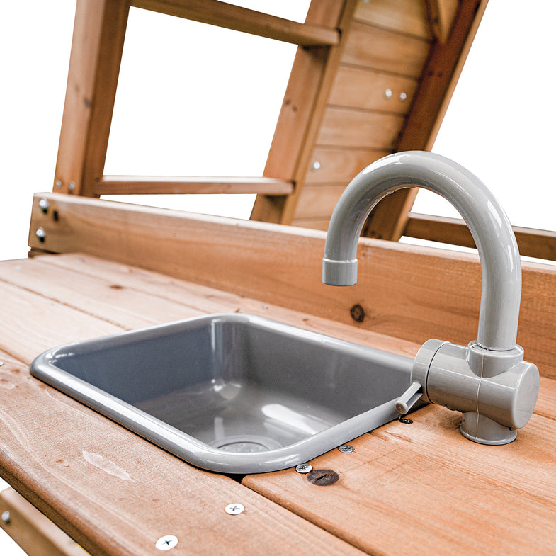 Birmingham Swing Set & Play Centre with 2.2m Slide (Pastel Pink)