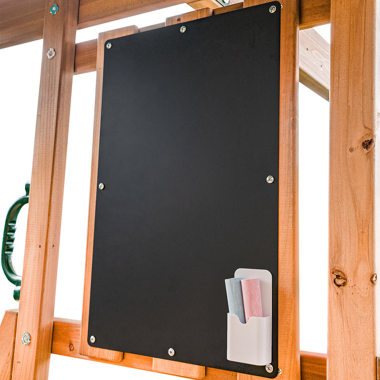 Birmingham Swing Set & Play Centre with 2.2m Slide (White)