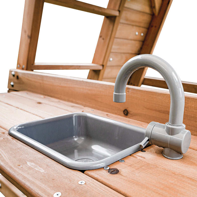 Birmingham Swing Set & Play Centre with 2.2m Slide (White)