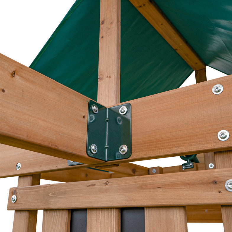 Birmingham Swing Set & Play Centre with 2.2m Slide (White)