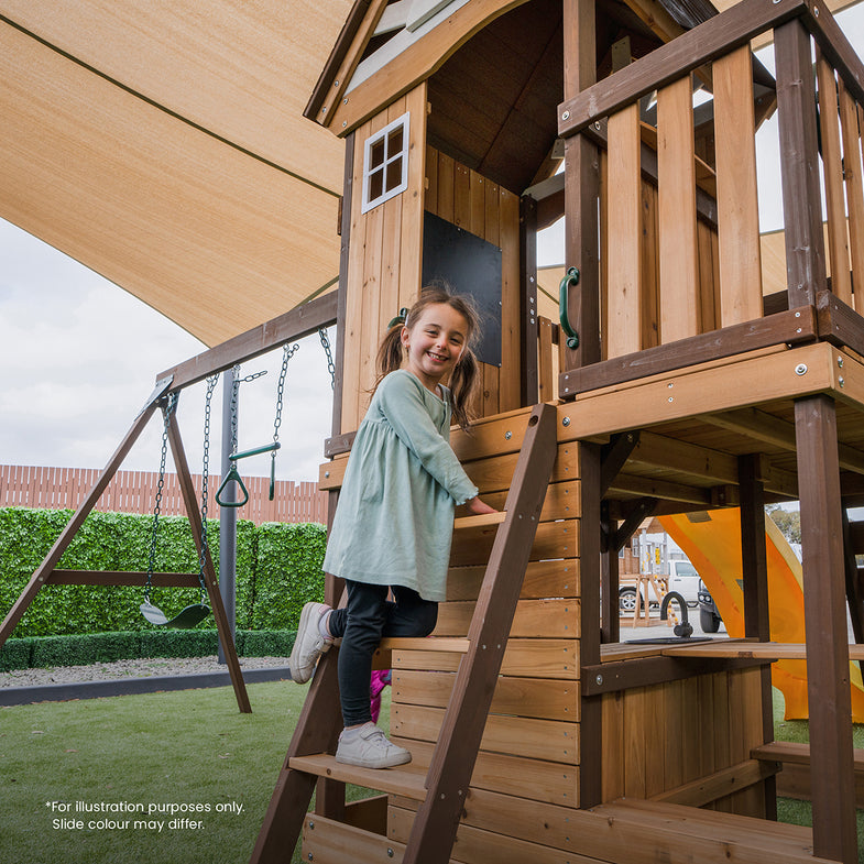 Coventry Swing Set & Play Centre with 2.2m Slide (Blue)