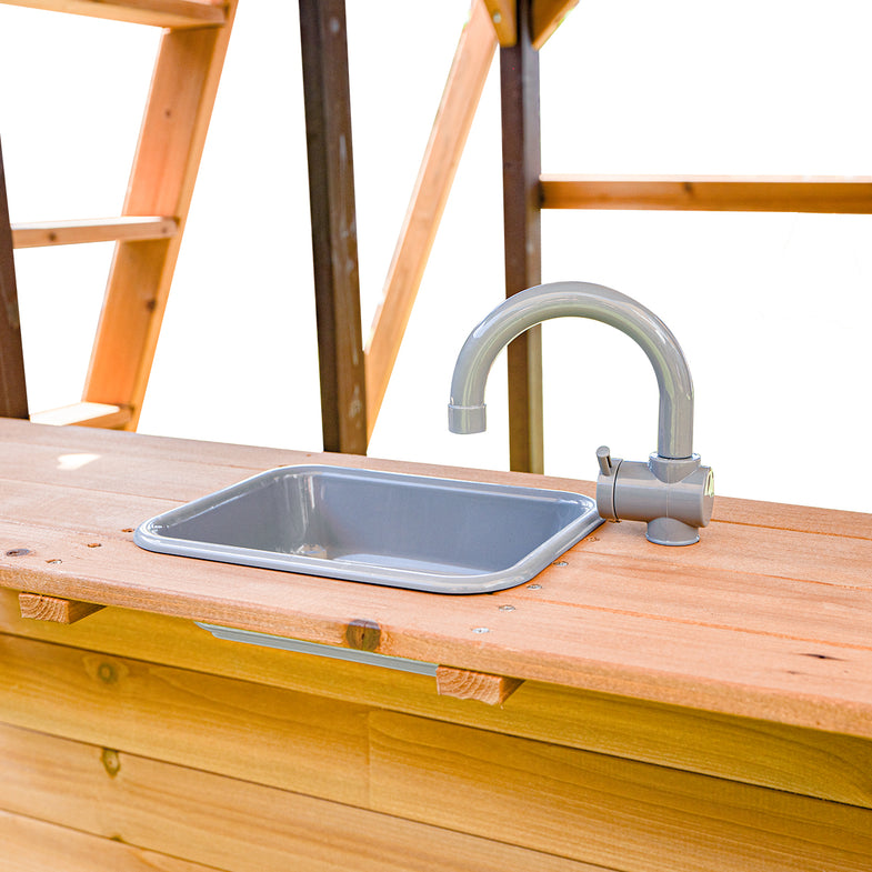 Darlington Swing Set & Play Centre with 2.2m Slide (Blue)