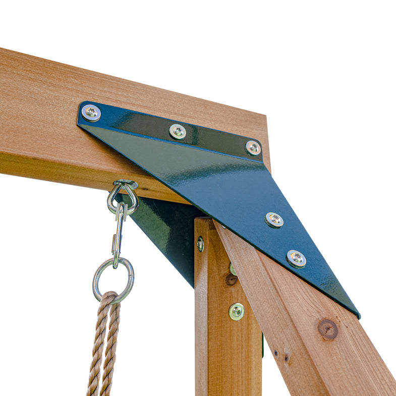 Darlington Swing Set & Play Centre with 2.2m Slide (Pastel Green)